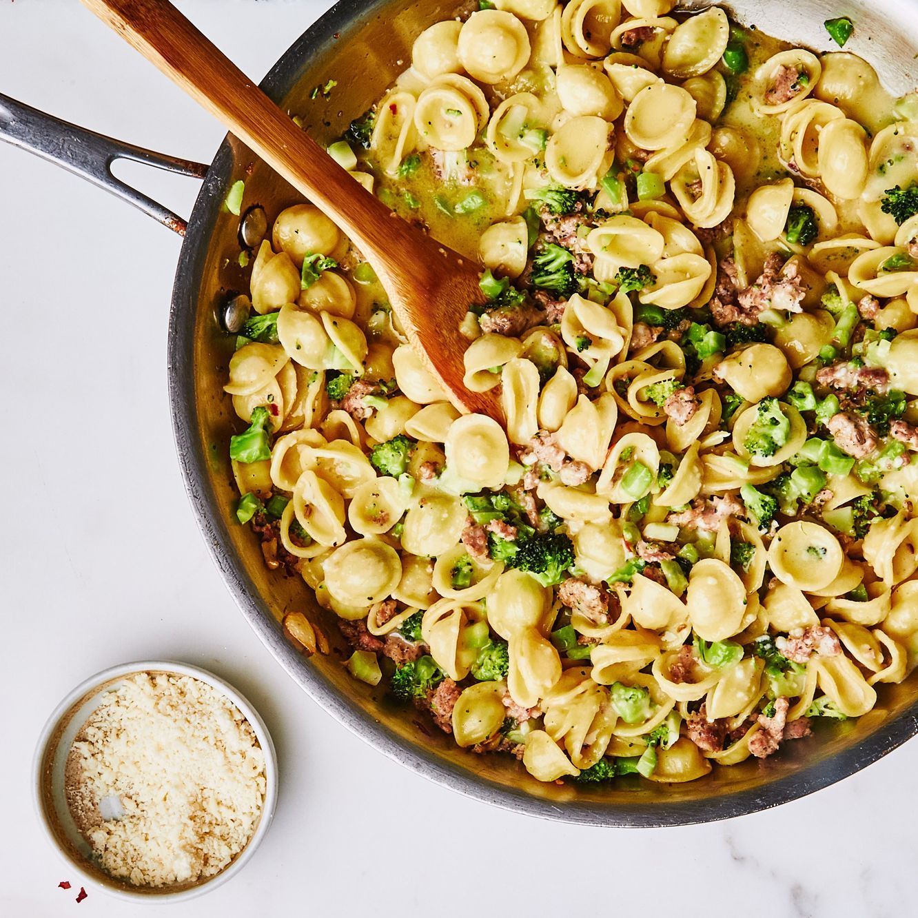 cover for Broccoli Bolognese with Orecchiette